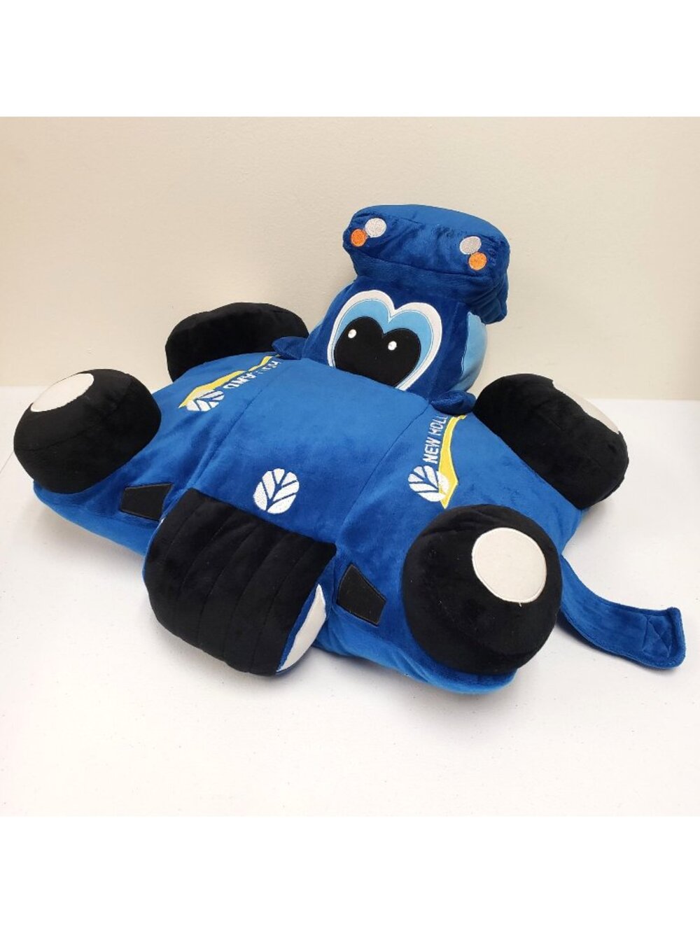 Pillow Pets Blue New Holland Tractor Stuffed Pillow 2013 Plush